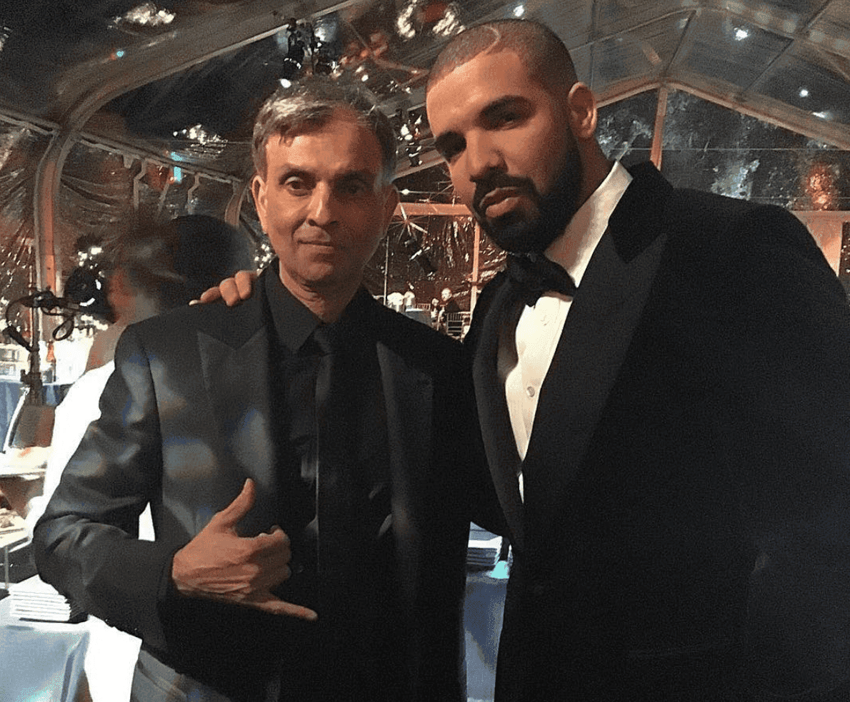 Holiday party with Drake
