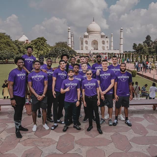 Kings NBA team and founders trip to Mumbai