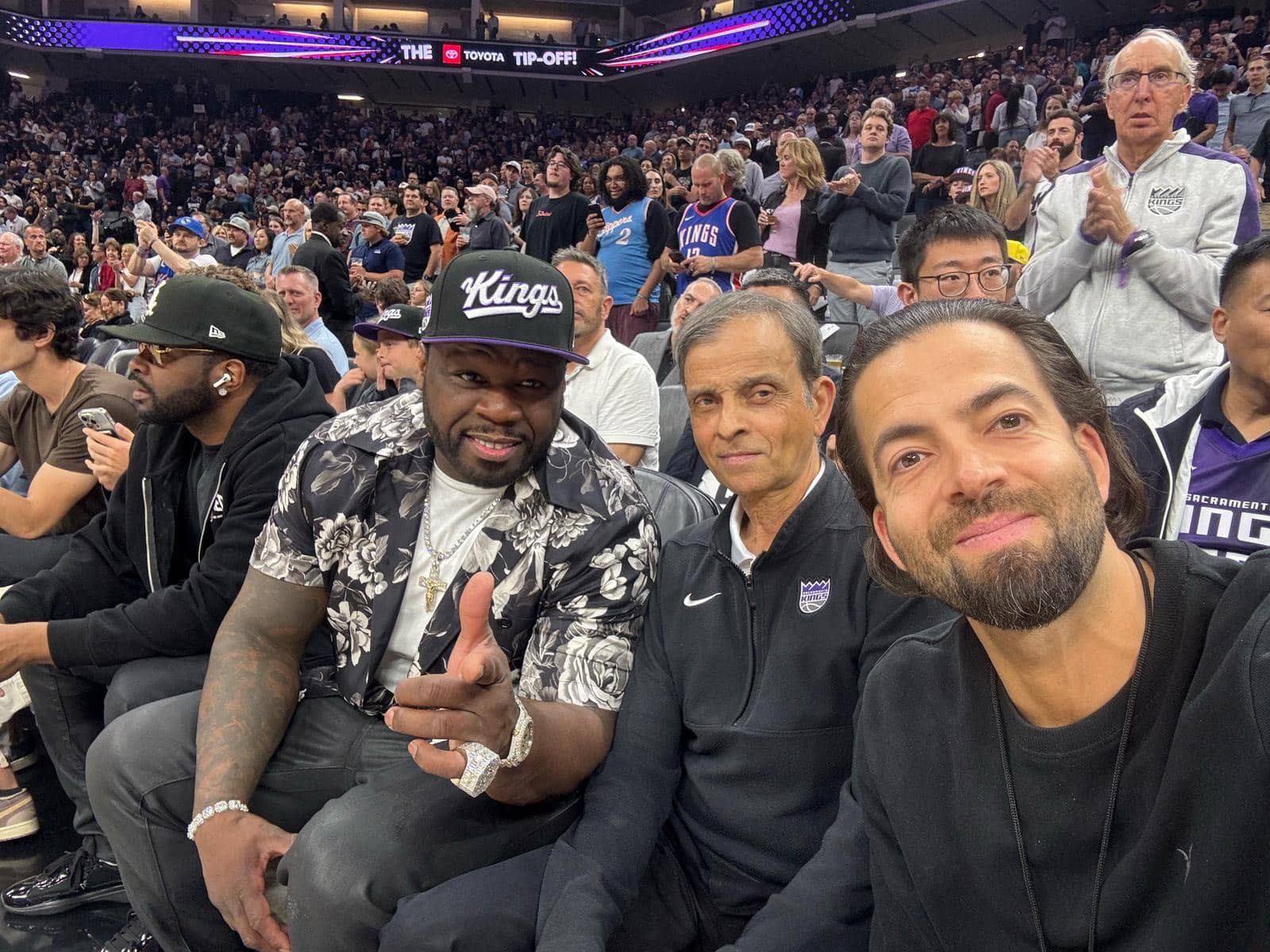 Kings game with 50 Cent