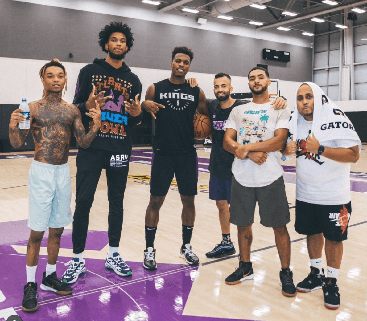 NBA practice with Swae Lee