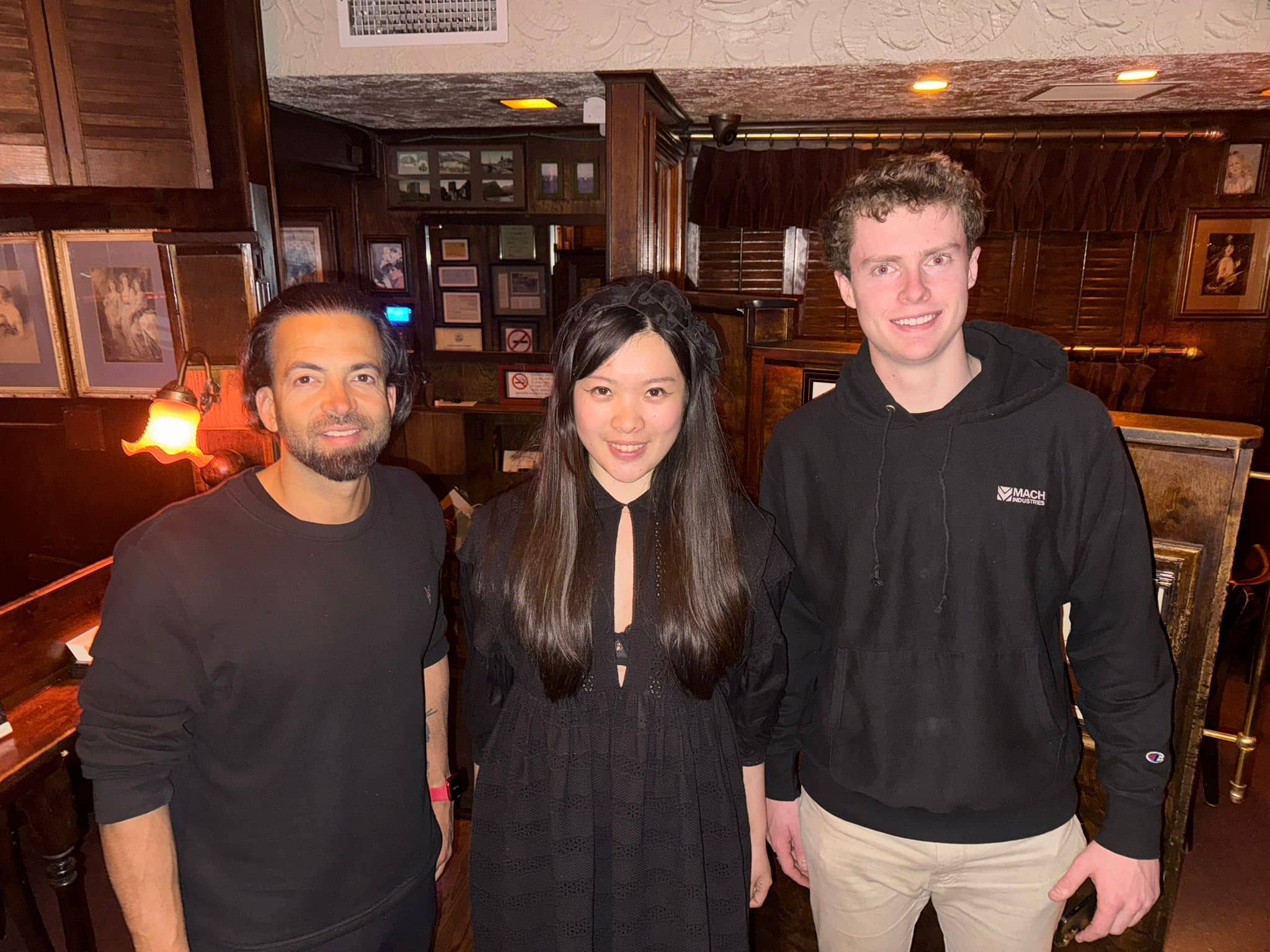 Dinner with Ethan Thornton and Carina Hong