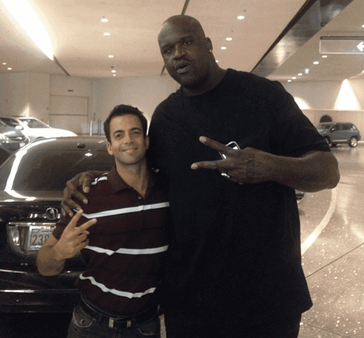 Aneel with Shaq