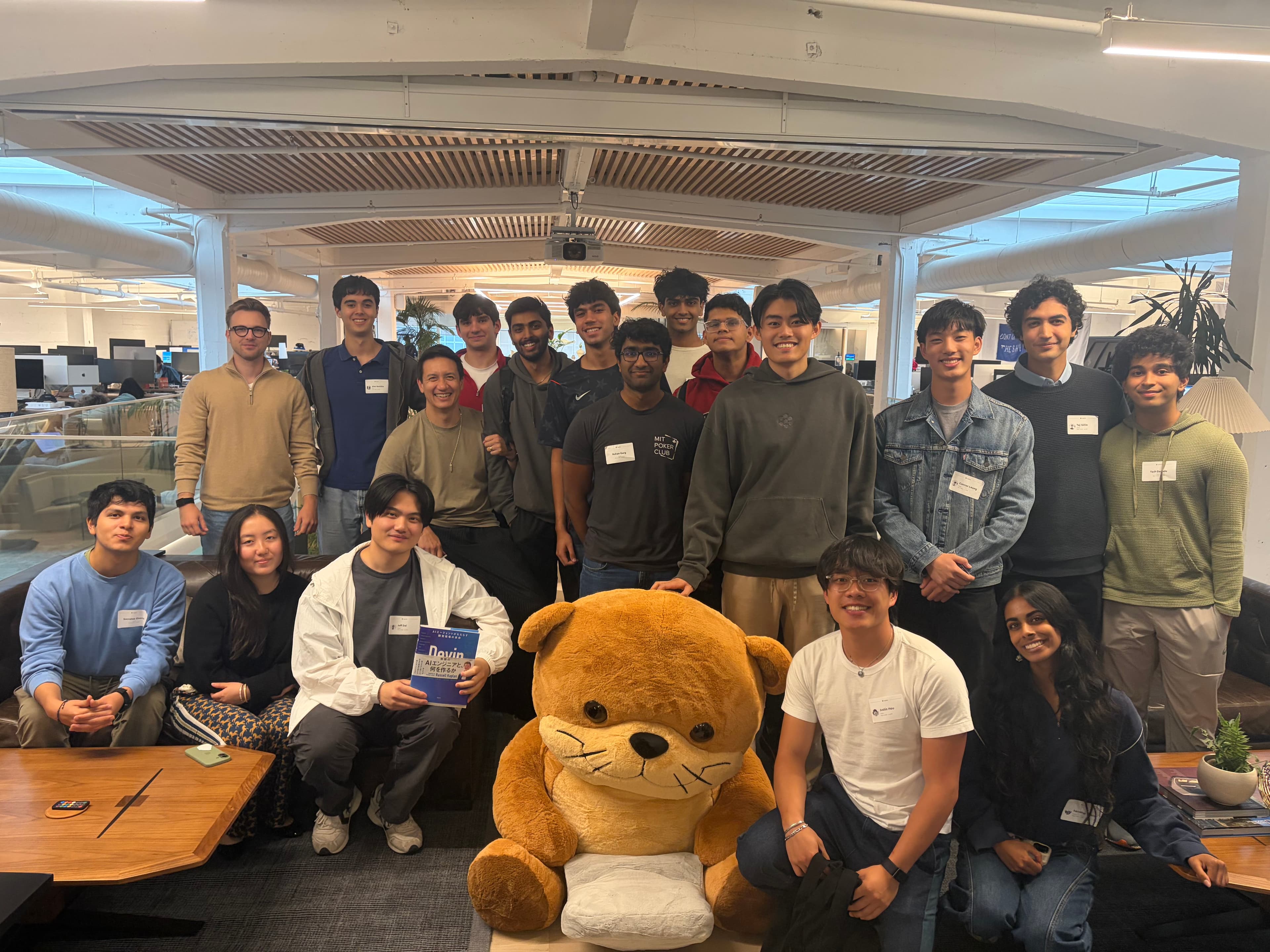 Fellows @ Cognition with Walden Yan, co-founder